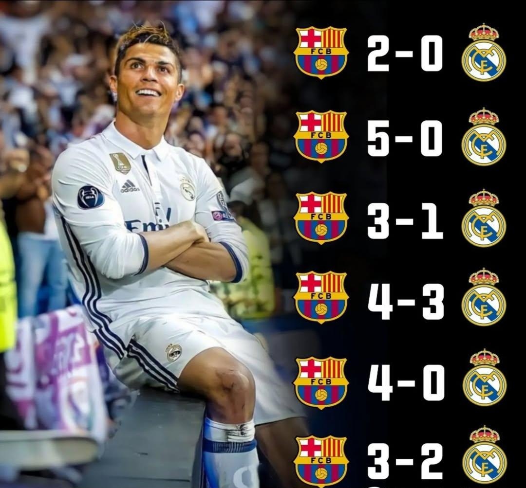 Mbappe following his idols foot steps of dropping stinkers after stinkers against barcelona.

😂😂

He really is the new ronaldo.