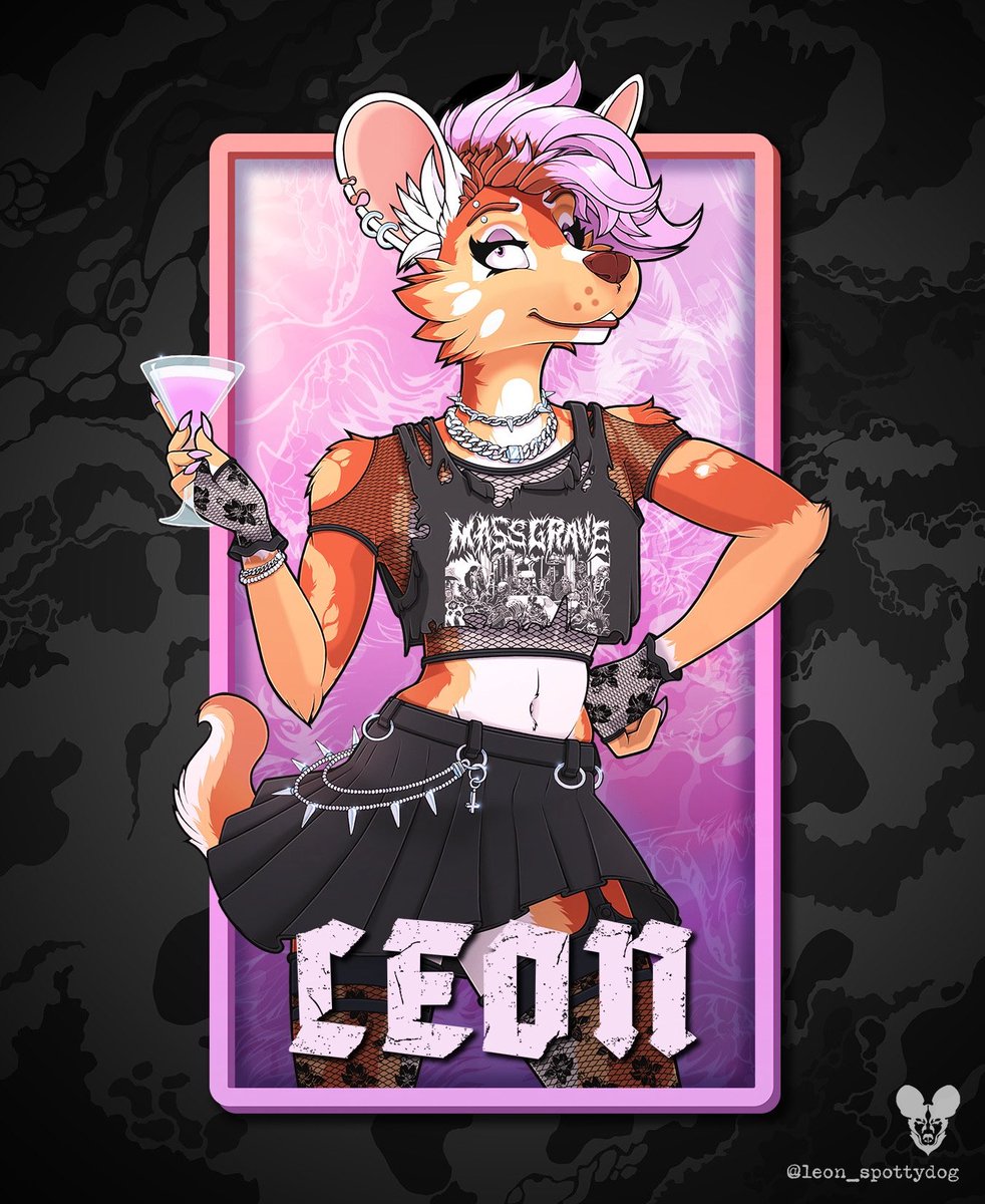 FC is a week away *micro stress scream* and so here’s how to find me! I’ll generally be looking like this and if you see this badge that’s how you know you’ve ran into verified Leon!

✨🎀✨