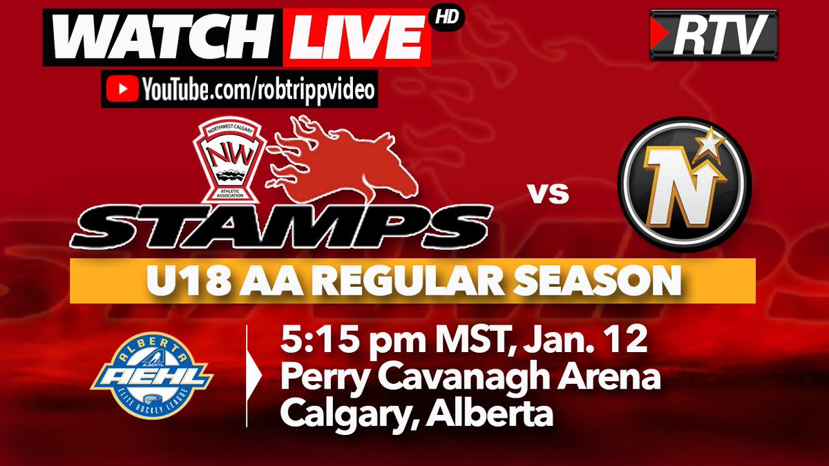 Watch LIVE on RTV as Stamps and Stars square off
📺 youtube.com/live/9PauUBikd…
#stamps #hockey #livestream #EMHW