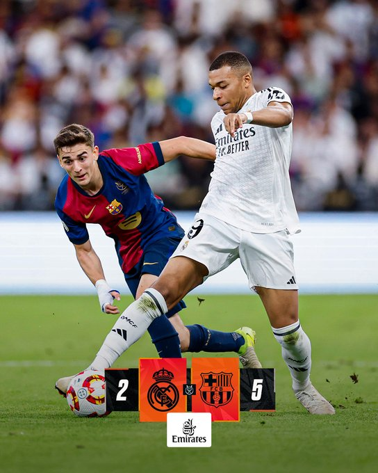 SVargasOK's tweet photo. 🔥 Últimos dos Clásicos:
⚠️ Real Madrid 0-4 Barcelona.
⚠️ Real Madrid 2-5 Barcelona. https://t.co/0aHT5FJX6e