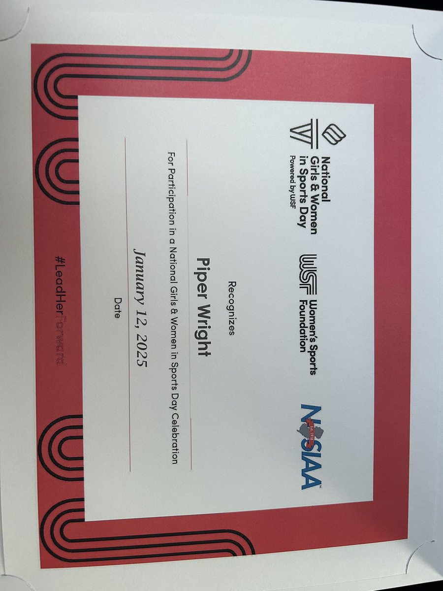 Happy National Girls and Women in Sports Day! For NJSIAA, I got selected to represent Collingswood High School at Rutgers University. Super grateful for this opportunity! #womeninsports #WomensSportsFoundation <a href="/WomensSportsFdn/">Women's Sports Foundation</a>
