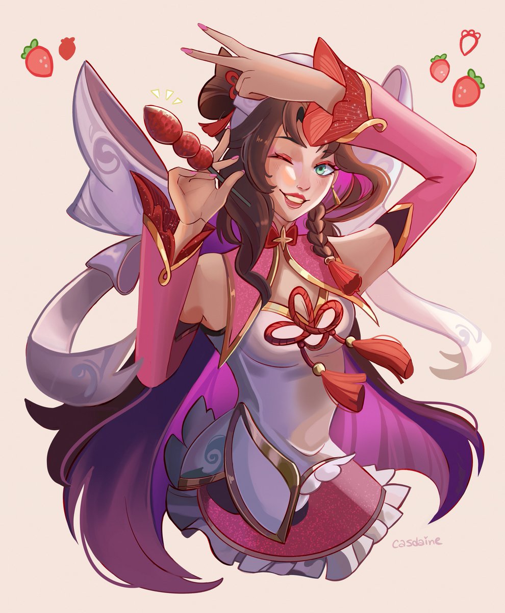 Casdainee's tweet photo. darling dumplings seraphine 🍓 https://t.co/foJumbEQda