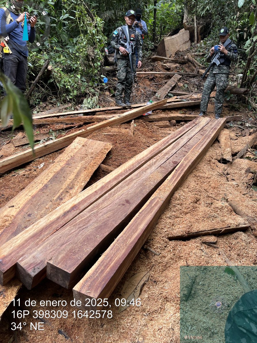 ICFHonduras's tweet photo. 🌍🌲 ¡NO MÁS DELITOS AMBIENTALES EN ÁREAS PROTEGIDAS! 🚫🪵

El #ICF por medio de la #FTIA Y Con el respaldo de las @FFAAHN 🇭🇳 y @Sedenahn, en coordinación con el Tercer Batallón de Protección Ambiental, realizamos un importante operativo en la cuenca del Lago de Yojoa y la zona de amortiguamiento del Parque Nacional Cerro Azul Meámbar.

🔍 ¿Qué encontramos?
📍 5 puntos críticos con evidencia de aprovechamiento ilegal de madera:

🌳 Árboles latifoliados, pinos y cipreses cortados y aserrados.

🚨 Daño directo a la biodiversidad y al equilibrio del ecosistema.

🌎 El ICF emitirá los dictámenes necesarios y los casos serán llevados ante la justicia. Además, la FTIA seguirá realizando patrullajes para asegurar la conservación de nuestros recursos naturales.

🌱 Tu denuncia es clave. Seguimos trabajando para frenar el daño ambiental. 💪

#ProtecciónAmbiental #ContraElDelitoAmbiental #CuidemosHonduras #ICF #PatrimonioNatural