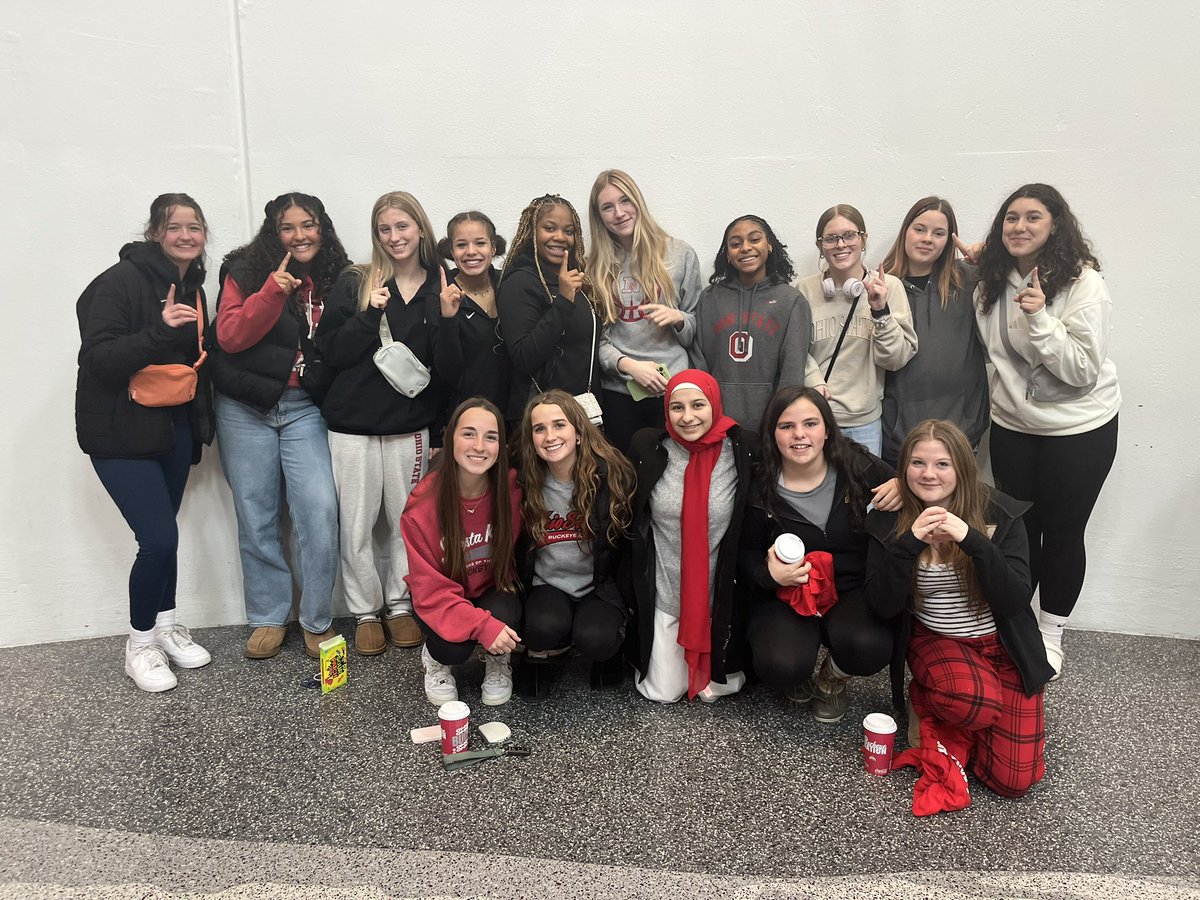 Westerville North Lady Warriors team outing to <a href="/OhioStateWBB/">Ohio State Women’s Basketball</a> game today!  Buckeyes win! <a href="/NorthWarriorsAD/">North Warriors AD</a>