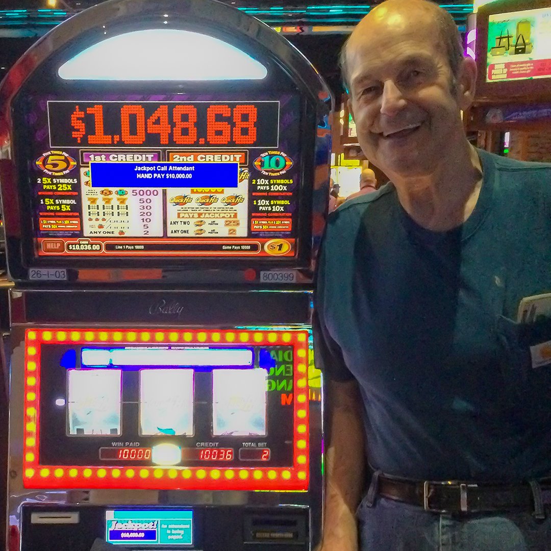 MohawkCasino's tweet image. Sending a big congratulations to Fred on his $10,000 Quick Hit 5x10x Pay slot jackpot! bit.ly/404IzCA #mohawkcasino #quickhit #bestslotsnearme #nycasinos #casinoslotgames #slotgames #handpay #callattendant