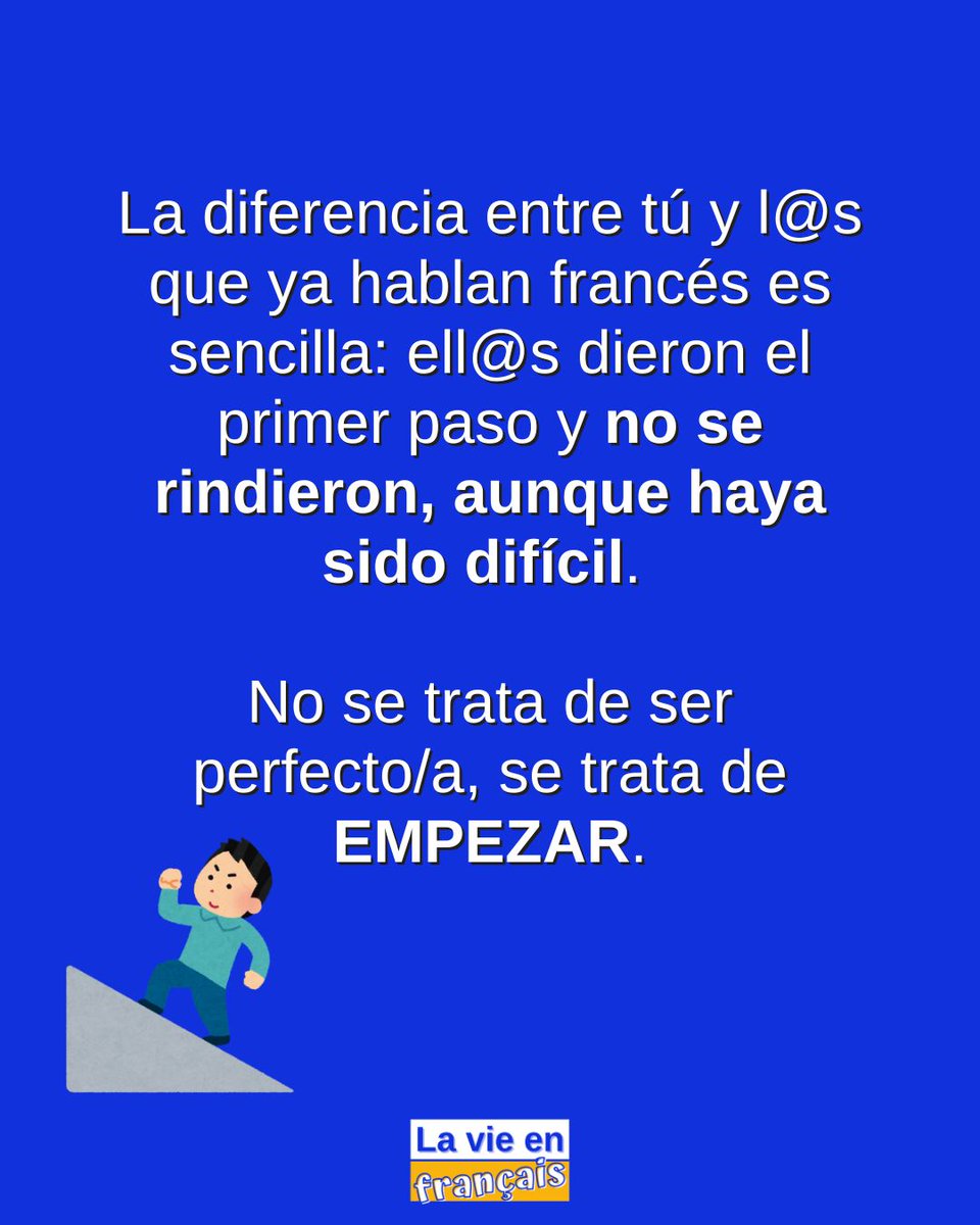 Lavieenfrancais's tweet photo. 🌟 ¿Te imaginas hablando francés con confianza?
Del 22 al 28 de enero, acompáñame en 3 clases en línea 100% gratuitas donde aprenderás las claves para hablar con fluidez y tranquilidad.
👉 + información: https://t.co/NCkLYabyKf
#LaVieEnFrancais #frances #AprenderFrances https://t.co/lOQNfYs9qn