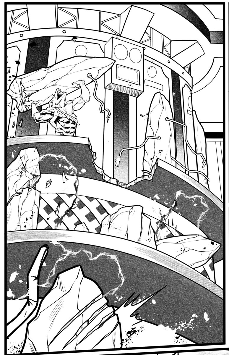 When the cats away the werewolves will play. By play I mean tear everything to SHREDS 😅🐺

The Family Graves by 
<a href="/TDRBach/">Timothy Bach</a>  and me @brianatkinsart