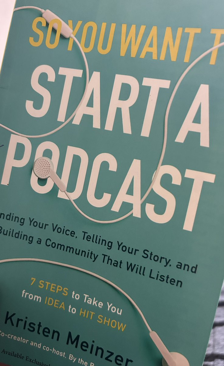 sskasture's tweet photo. @kristenmeinzer Thanks so much for this detailed guide on the podcasting - A must read for anyone who is curious about the podcasting world! https://t.co/QjZ1kYRakb
