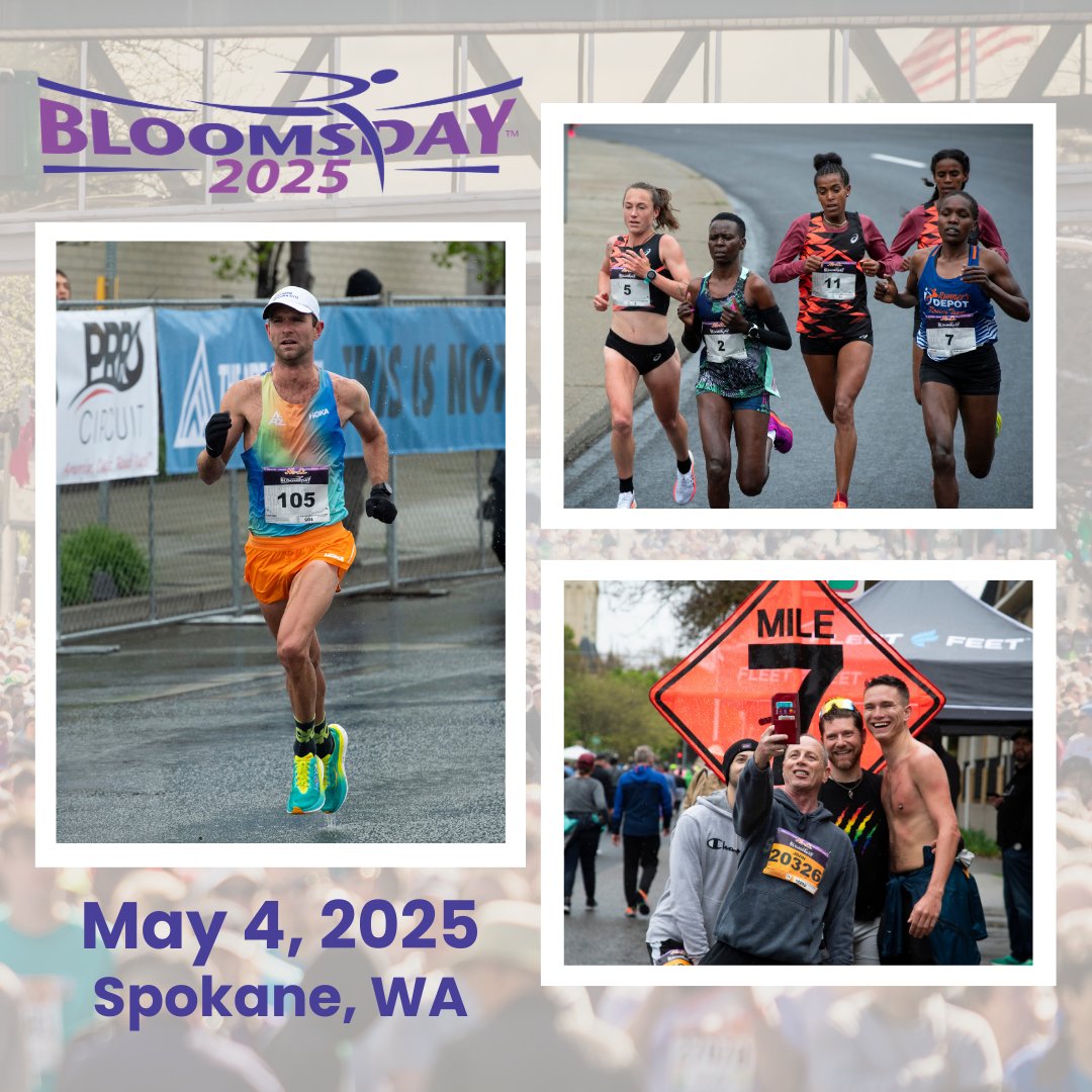 🌟 Experience the Largest Road Race on the West Coast! 🌟  Join runners &amp; walkers from all over at the 2025 Bloomsday Run—a Spokane tradition &amp; one of the biggest road races in the nation!  💻 Register: bloomsdayrun.org  
#BloomsdayRun #RunWithUs #PNWRunner #VisitSpokane