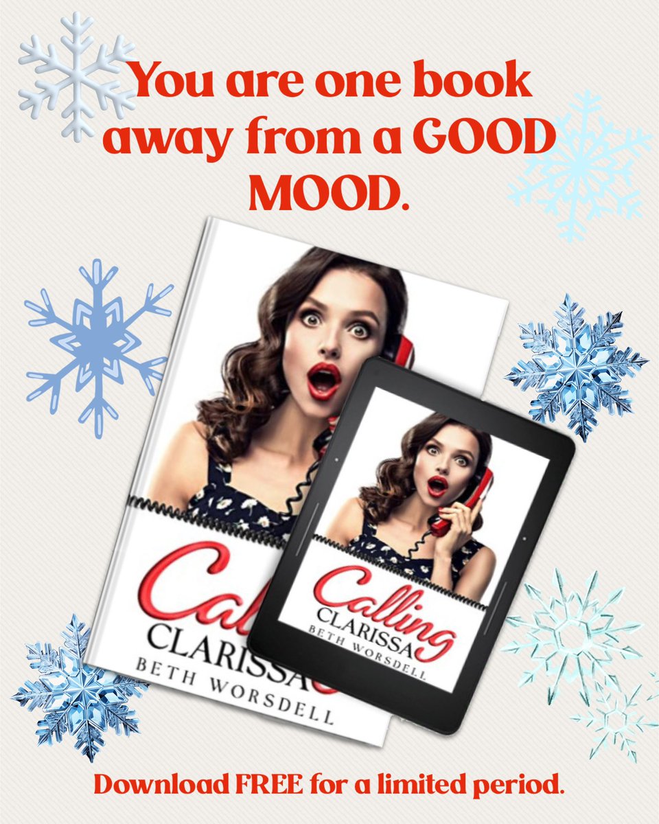 Move over Bridget Jones!! Clarissa Darcy and her Bff’s are bringing out the best of British Rom-Coms. 

Calling Clarissa
books2read.com/u/mZXPOE 

Available free to download via, Barnes and Noble, Smashwords, Apple iBooks, and more. 

#spicybooktokbooks #romance #romcom #spicy