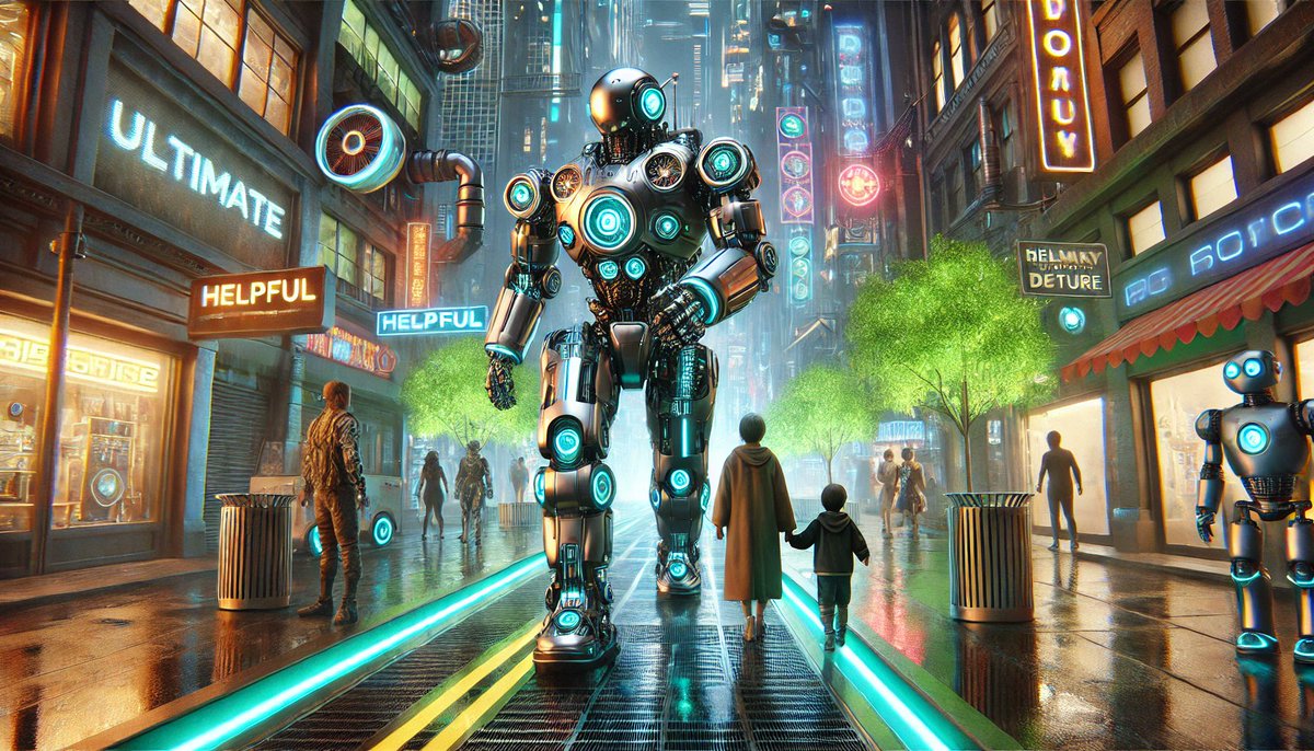 laurastrilyx's tweet photo. #ChatGPT. This big bugger is in our future. If you drop litter he'll tickle you to death!
#robot #cyberpunk #futuristic #AI
#GordonBennett #sweetJesus #ohLummy #Cripes #HolyMoley #wassup https://t.co/qlqwdheyyB