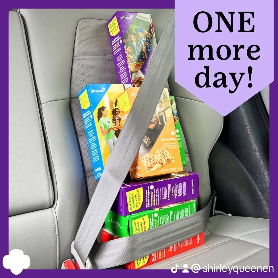 SQueenen's tweet photo. #girlscoutcookieseason #onemoreday #getready #girlscoutcookies #girlpower #cookies #donate #caretoshare  one more day I'll share her link tomorrow!!! #getexcited https://t.co/lPheEcQUzD