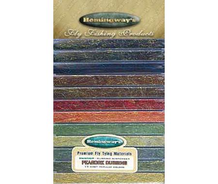 FFTCOUK's tweet photo. #hemingways #flytying #dubbing
HEMINGWAY'S PEACOCK DUBBING SELECTION PACK A great substitute for natural herl. It’s medium/soft blend and perfect color mixtures give it a superior 3D translucent ultra buggy effect. At a main stockist HERE >>>https://t.co/48MrEfQ9D7 https://t.co/8pGktYgoa6