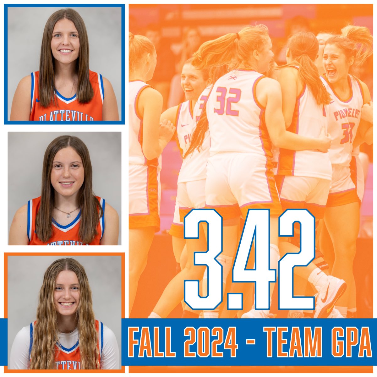 Fall Semster ✅ 

Proud of our teams work in the classroom! 📚✏️
-13 players over a 3.72 
-Congrats to Addie Baierl, Ava Hanson &amp; Brynlee Nelson on their 4.0 semester 🤓

🔹#BeRelentless🔸#SwingTheAxe ⛏