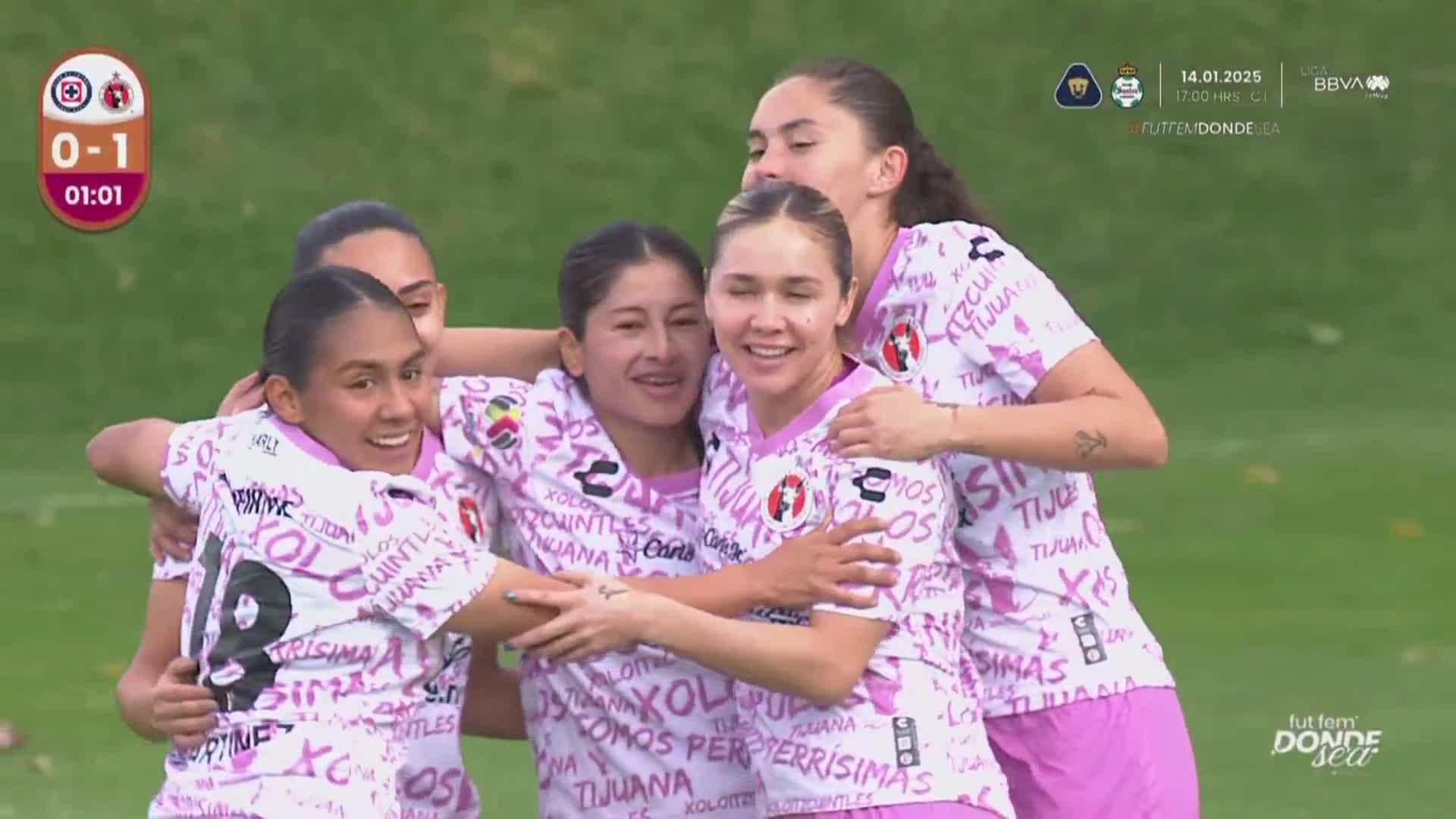 El golazo que acabas de hacer Inglis. 🔥@XolosFemenil ya celebra en La Noria. YouTube:    I #FutFemDondeSea