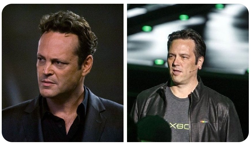 theREZtron's tweet image. Ever seen Phil Spencer and Vince Vaughn in the same room? Exactly....#sameperson