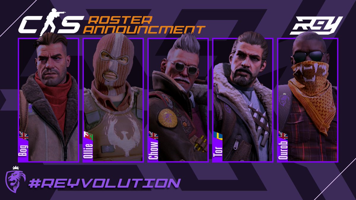 🚨 Roster Announcement 🚨

We’re excited to introduce our <a href="/CounterStrike/">CS2</a> line-up for the season ahead!

The roster will be competing in <a href="/ESEA/">ESEA League</a> Main Division, <a href="/EPICLAN/">EPIC.LAN UK Gaming & Esports Events</a> 44, and <a href="/UKICircuit/">UK & Ireland Circuit</a> Division 2...

🇬🇧 <a href="/Ch0wTV/">_Chow</a> 
🇬🇧 <a href="/boggersCS/">bog</a> 
 🇸🇪 <a href="/Tor_cs2/">Tor</a> 
🏴󠁧󠁢󠁷󠁬󠁳󠁿<a href="/0llie_cs/">0llie</a>
🇬🇧 <a href="/Ourob5/">Ourob</a> 

Follow our