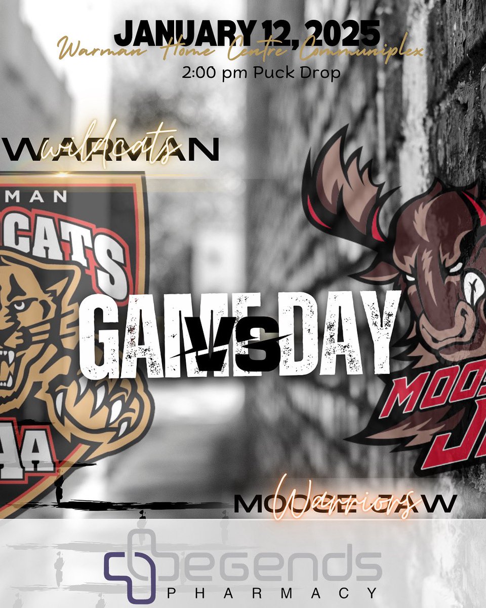 Game Two of the weekend series with the Moose Jaw Warriors starts this afternoon at 2:00! 

Let’s go
#wearewildcats