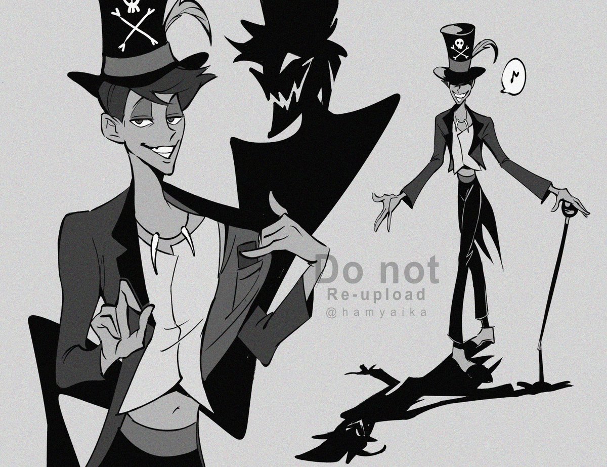 hamyaika's tweet photo. Voodoo Man 🎩☠️

#humanalastor https://t.co/jxDoNtNQ0S