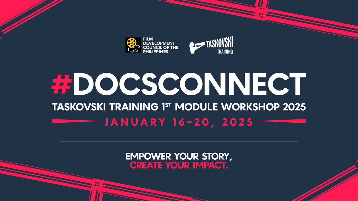 manualtolyf's tweet image. FDCP And Taskovski Films Announce The Launch Of #Docsconnect Documentary Film Lab In The Philippines

manualtolyf.com/2025/01/fdcp-a…