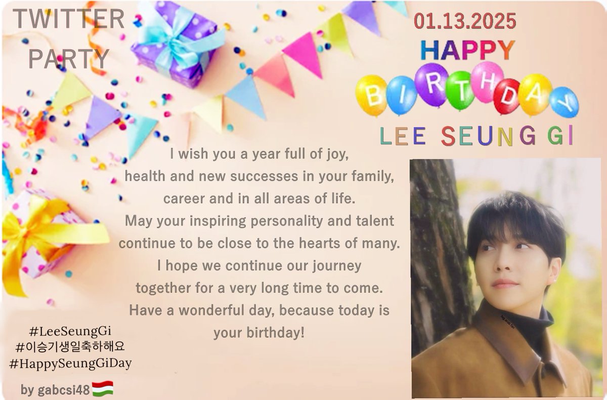❤️A very happy birthday to the most special person❤️
#LeeSeungGi #HappyBirthday 
#HappySeungGiday
#이승기생일축하해