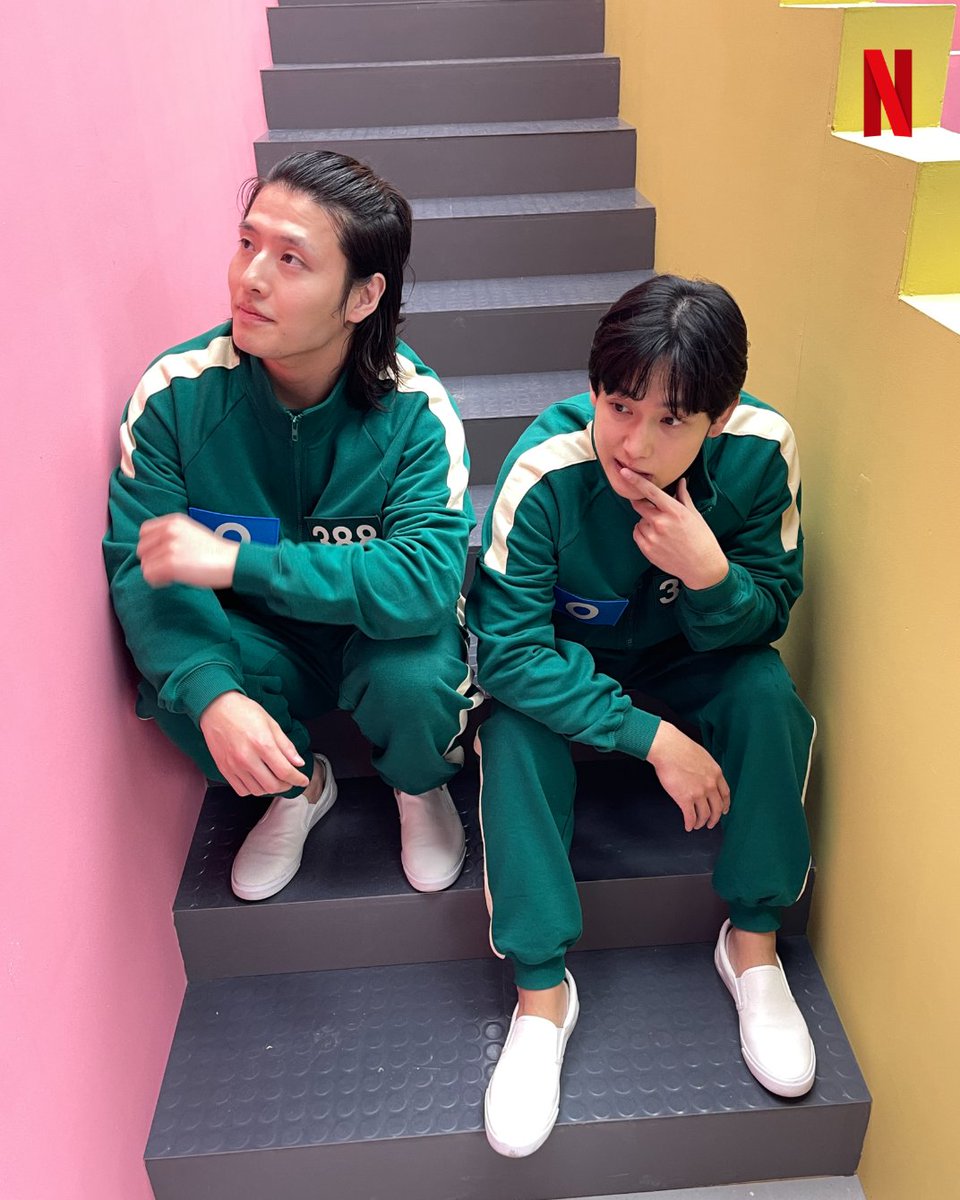 Just a little BTS to brighten your day.