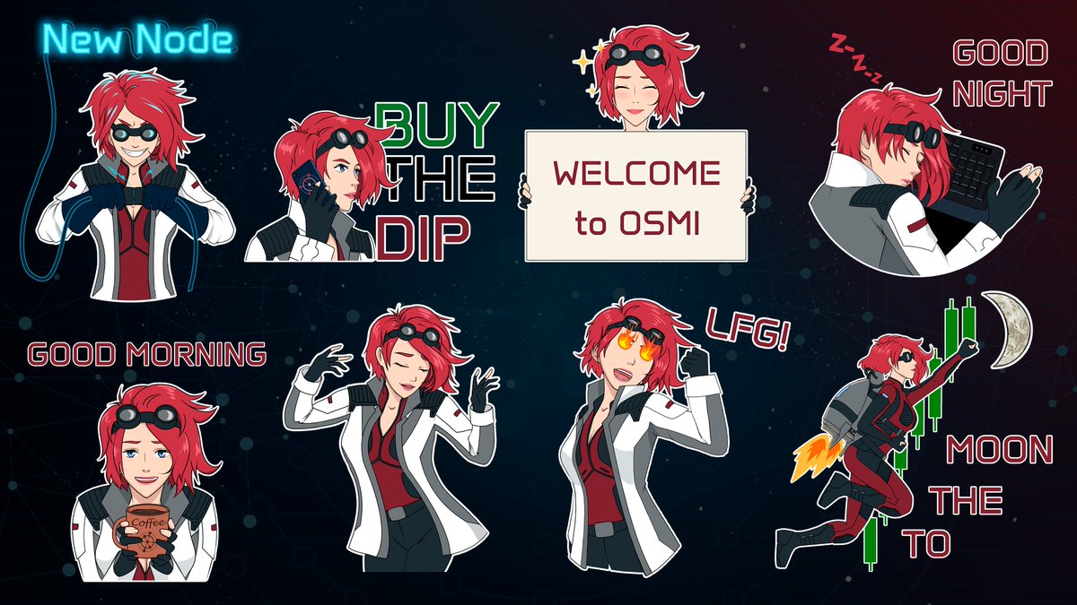 Sticker collection for <a href="/osmiumchain/">Osmium Chain</a>  
#Sticker #Crypto #Anime