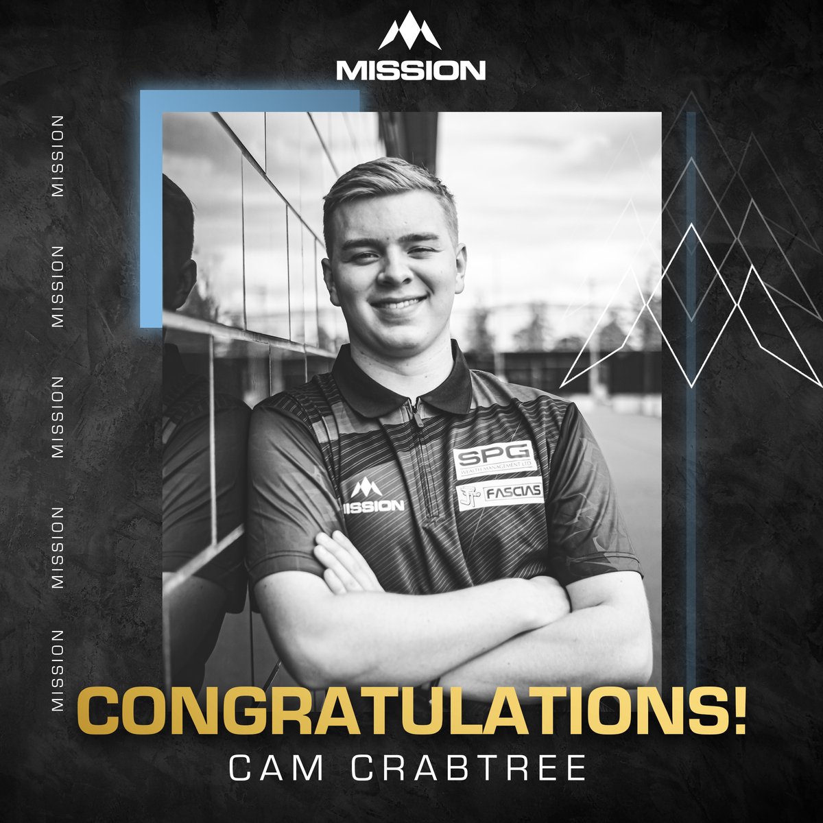 MissionDarts's tweet photo. 🆕🪪 𝗦𝗵𝗮𝘇𝗮𝗺 𝗶𝘀 𝗮 𝗣𝗗𝗖 𝘁𝗼𝘂𝗿 𝗰𝗮𝗿𝗱 𝗵𝗼𝗹𝗱𝗲𝗿!

#TeamMission's @180crabtree will be joining the PDC tour in 2025.

The 21-year-old England international has secured his first tour card via the UK Q-School Order of Merit!

#ForTheWin https://t.co/uNAuorl45s