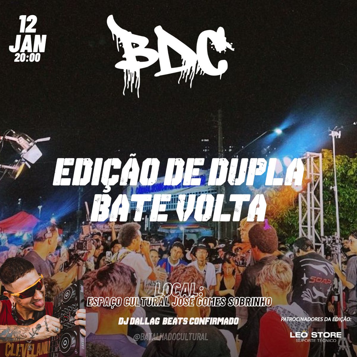 CulturalBDC's tweet photo. Salve Família boa pra nós, HOJE TEM BDC DE DUPLA 🔥
Tem Sorteio de Brindes especiais pra plateia!
Premiação Pros campeões!
Tem DJ DALLAG BEATS 🔥 https://t.co/2CGpYNZNDU