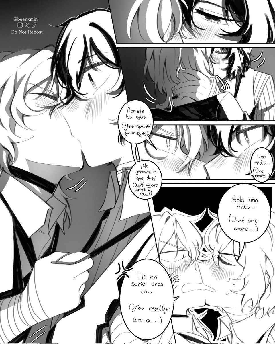 beenxmin's tweet photo. Cómic parte 4 (3/3) 

#soukoku #chuuya #dazai #bsd #comic https://t.co/QBS2EDSKEF