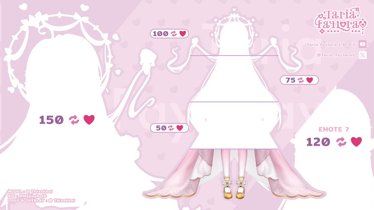 Taria_FayloraV's tweet image. ไม่คิดว่าจะมาถึงเร็วขนาดนี้เลยค่ะ ! แหม ๆ อยากมาสัมผัสความรักจากเทพธิดาคนนี้กันใช่ไหมเอ่ย ? ♥ มาทำให้โลกใบนี้อบอวลไปด้วยความรักของ “เธีย” กันนะคะ

#TariaACD #Vtuber #VtuberTH #ArcadiaProject #modelreveal