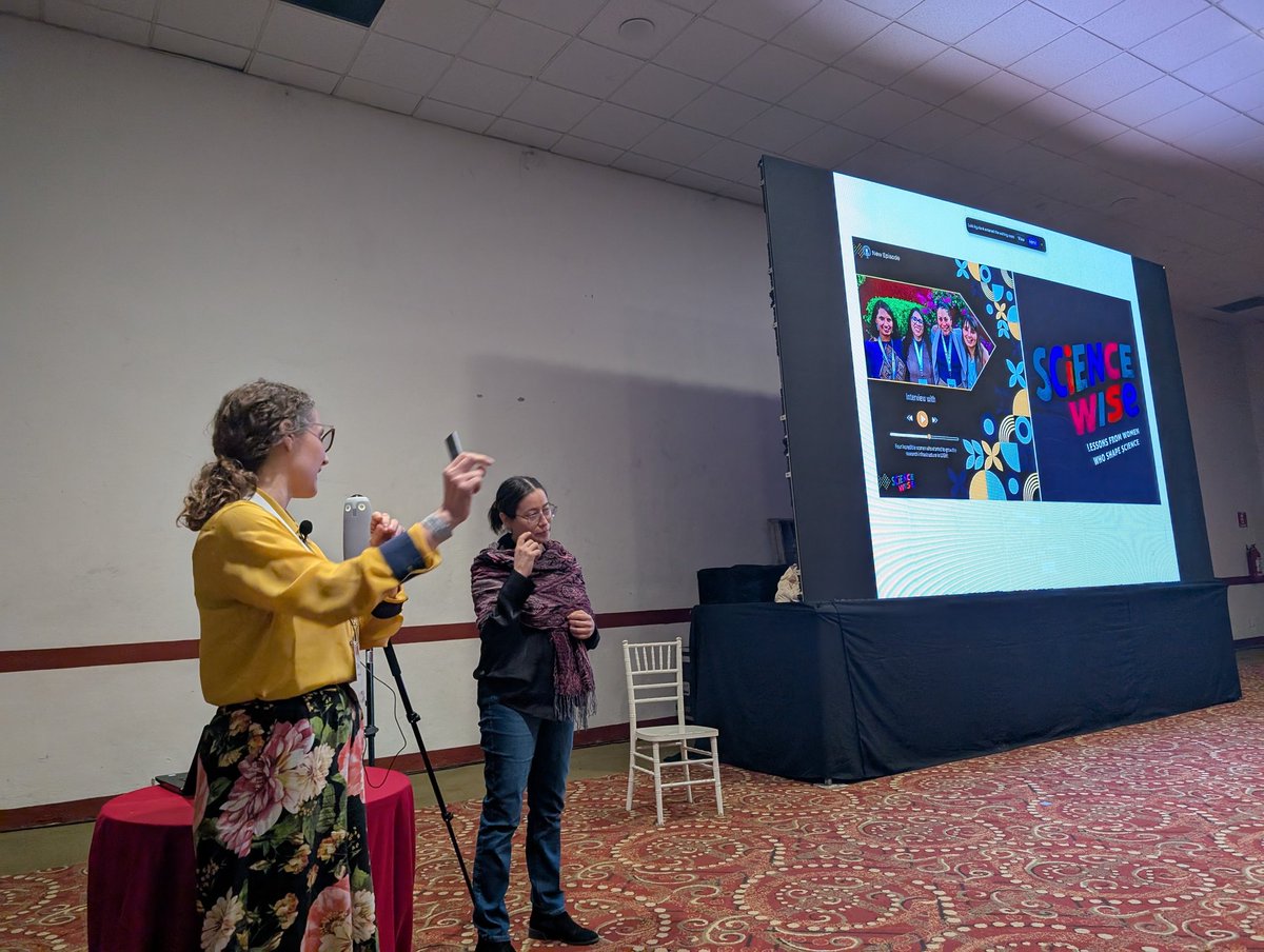 LIIGH_UNAM's tweet photo. To close the first half of this scientific session, @emiliahsc and @rvrohlfs talk about their Sabbatical experiences @LIIGH_UNAM during 2024 and release the latest episode of their science podcast #ScienceWise where they interviewed four of the LIIGH founding faculty 10 years ago https://t.co/l2i2lapXhj