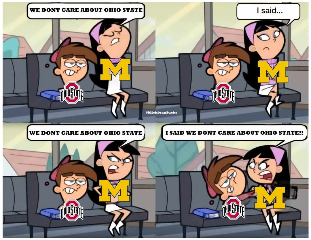 It's one of the biggest rivalries of college football‼️🏈 #Michigan  #OhioState #GoBlue #Buckeyes #MichiganFootball #OhioStateFootball  #MichiganWolverines #GoBucks #OSU #BuckeyeNation #umich #bighouse ..., image size:1080x832