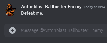 evilantonblast's tweet image. #Antonblast #Summitsphere #Opponent Did you know? If you stand near a Ballbuster without killing it for  a good while, you might receive this message on Discord?
