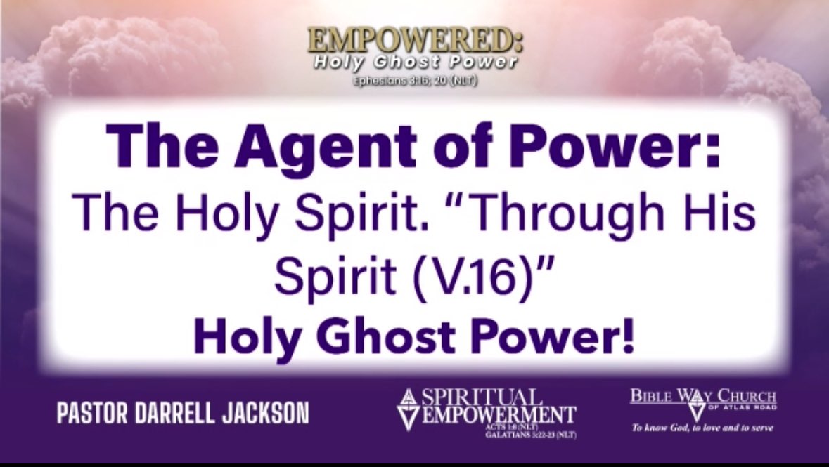 The Source, Purpose, and Agent of Power 🙏🏾🙏🏾 #HappySunday #BeGreat ⚡️⚡️ <a href="/BWCARoad/">BWCAR</a>