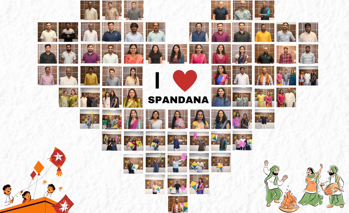 Spandana &amp; Criss Family
warmly wishes everyone a joyful Lohri, Makar Sankranti, and Pongal

#lifeatspandana 
#spandana 
#HappyMakarSankranti 
 #HappyLohri #HappyPongal