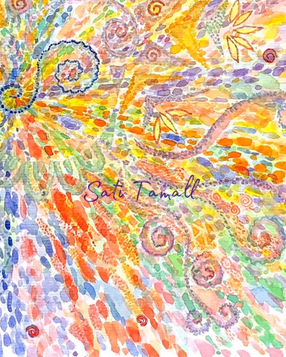 SatiTamall's tweet image. “Passion”
unique calming and healing energy content watercolor painting 
30 x 42 cm, start 09.2019 and end 06.2020
Sacral energy HERE: fineartamerica.com/featured/passi…
#supportart #artmatters #uniqueart #Healing #buyintoart #fillthatemptywall
#ArtIsGood #satitamall #tamallart