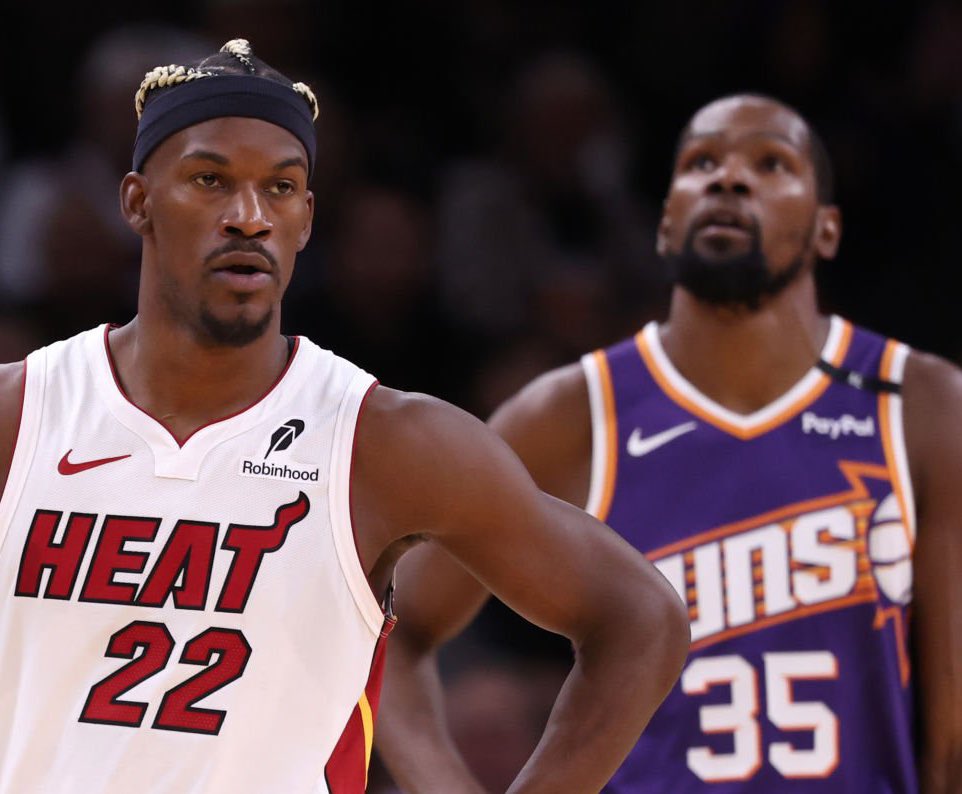 TheDunkCentral's tweet image. The Phoenix Suns reportedly want Jimmy Butler ‘bad,’ per @TheSteinLine 

“Phoenix wants Butler and Butler wants Phoenix — ‘I've heard they want him bad,’ one league source says of the Suns — but the obstacles preventing such a swap continue to be considerable. Before Bradley…