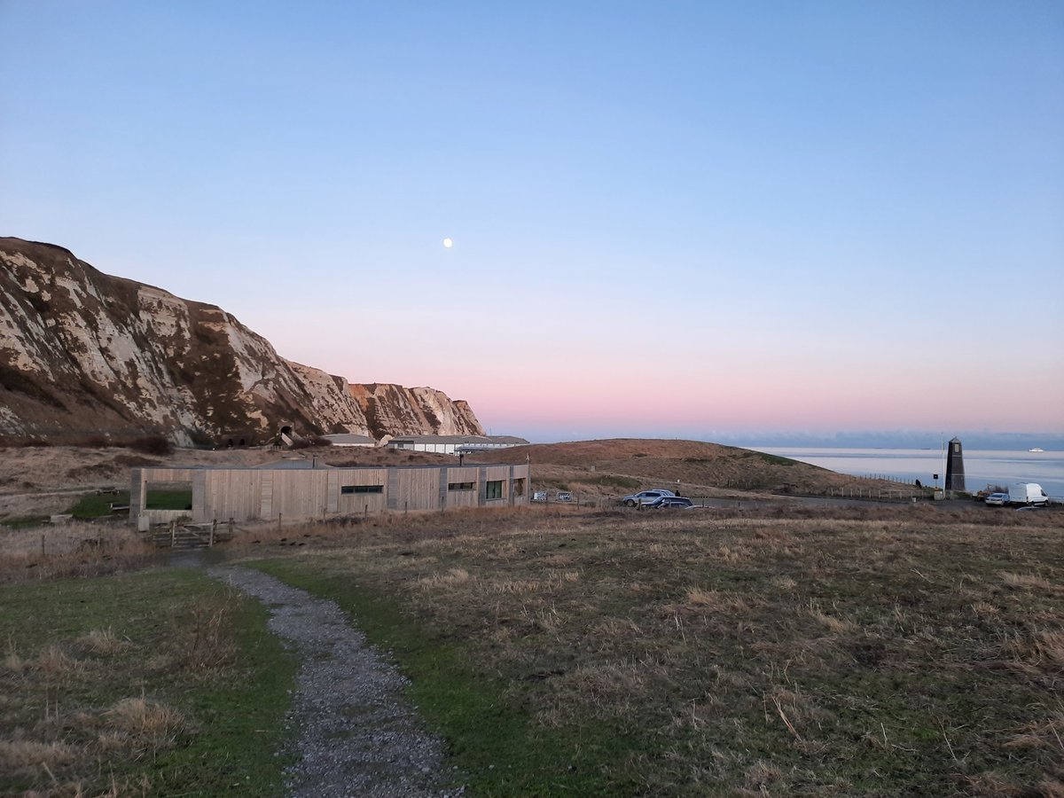 It has been a beautiful still, sunny but icy cold weekend at Samphire Hoe.
