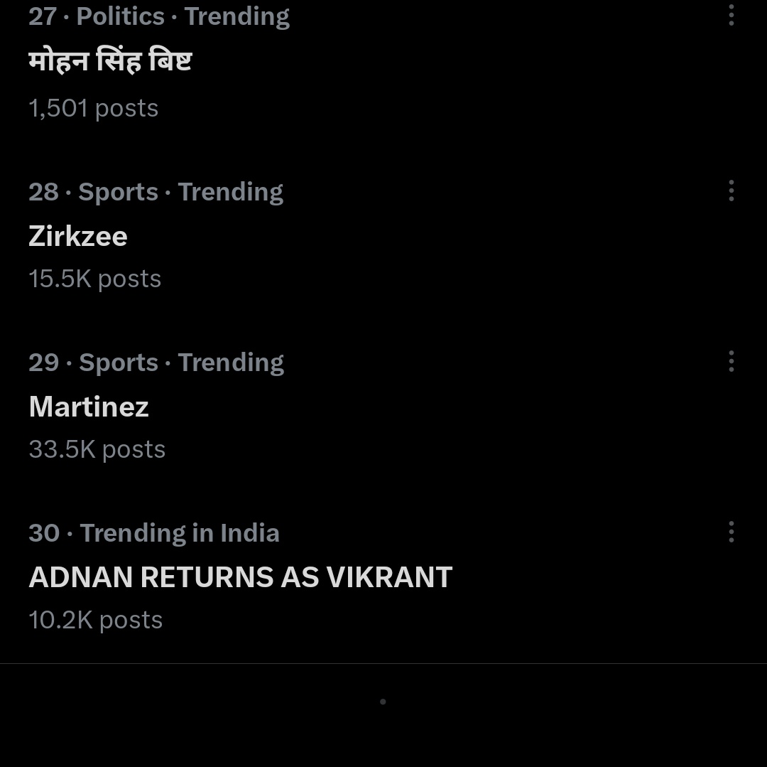 Addy_fever's tweet photo. 10.2k posts 
ADNAN RETURNS AS VIKRANT https://t.co/tWFGKsr26r