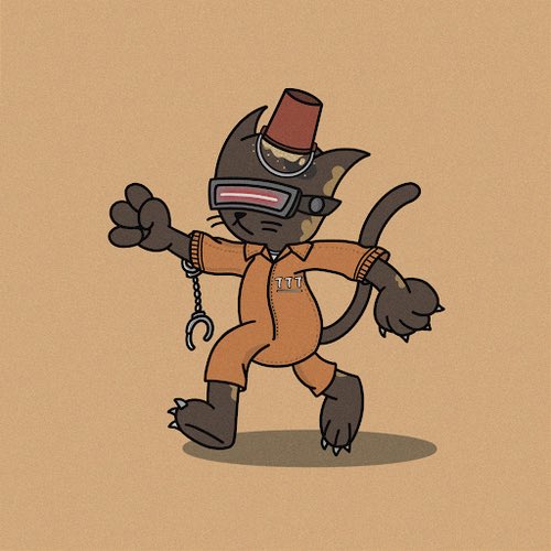 Giveaway! For this <a href="/FelineFiendz/">Fiendz</a> NFT 

🐱3 forms of art in 1 NFT with no dilution 
🐱burning/trait customization mechanism
🐱Fiendz World for creating your own den and personalizing it with over 25 collab projects and over 100 items
🐱49% unique owners 

Like+Retweet 
Tag 3