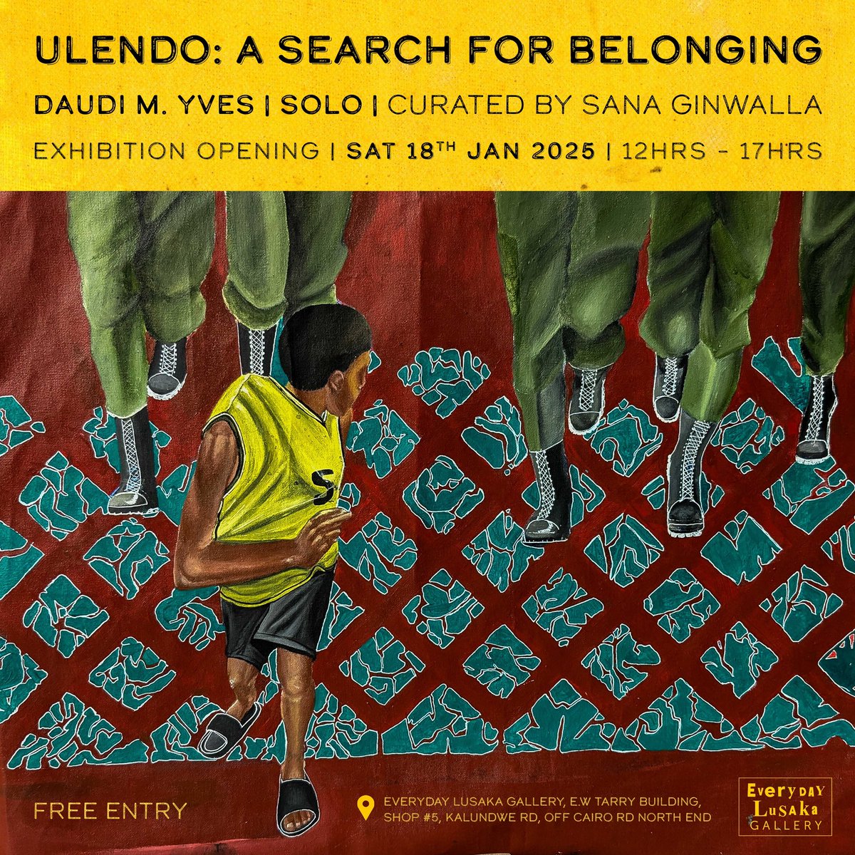Our upcoming exhibition confronts the relentless reality of people crossing borders to flee the conflicts of their homelands in search of peace and a new home, only to find a new challenge – belonging.

FREE ENTRY 

🗓️ Saturday 18th January
🕰️ 12-17hrs

📍 maps.app.goo.gl/ZZtNeX9vETBoio…