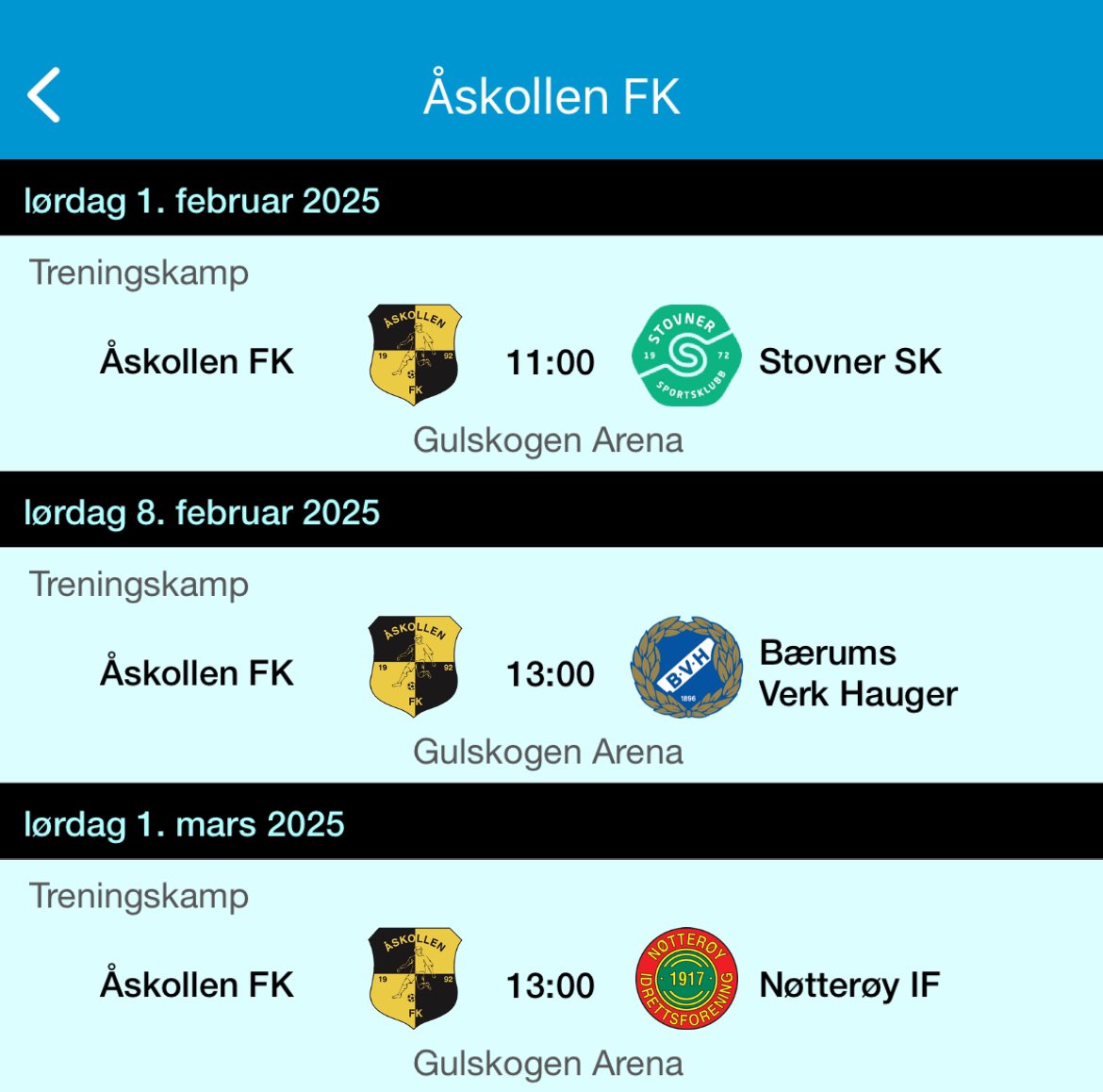 Mads Fossum (@madsfossum14) on Twitter photo Etter tips fra <a href="/Buskerudball/">Buskerudfotballen</a> ligger nå treningskampene til <a href="/aaskollenfk/">Åskollen FK</a> inne på <a href="/FutbologyApp/">Futbology</a> Etter tips fra <a href="/Buskerudball/">Buskerudfotballen</a> ligger nå treningskampene til <a href="/aaskollenfk/">Åskollen FK</a> inne på <a href="/FutbologyApp/">Futbology</a>