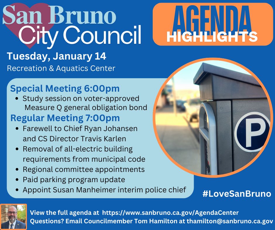 Join us Tuesday night! #LoveSanBruno