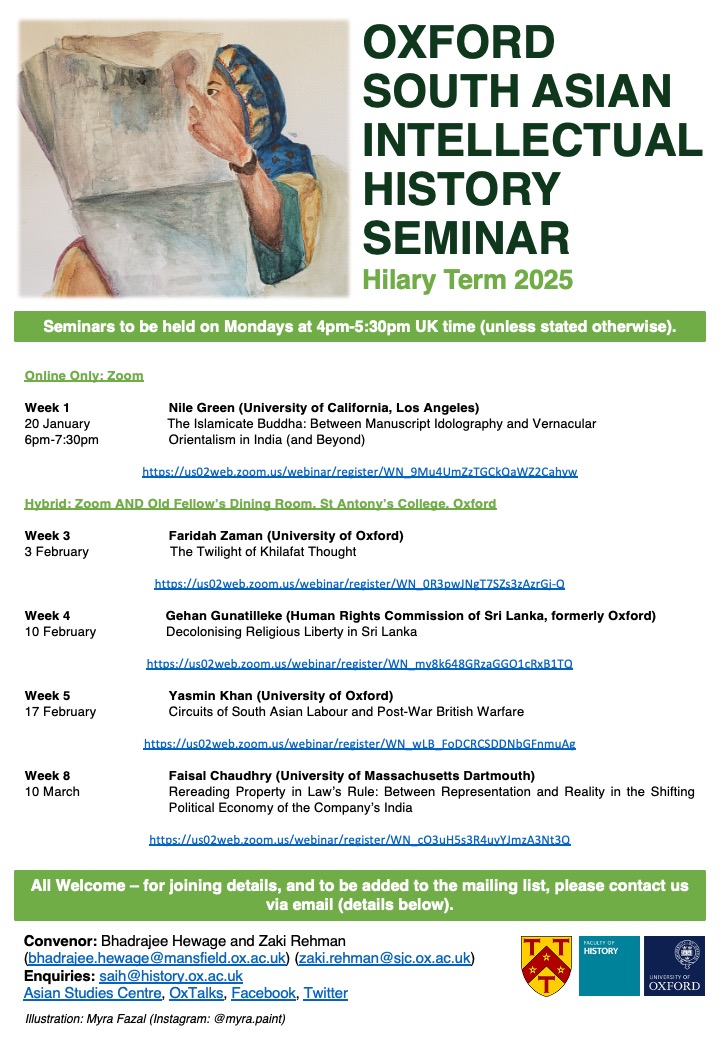 OxfordSAIH's tweet image. Please note this updated Term Card for Hilary 2025.
All Zoom links remain the same - can't wait to see you there!