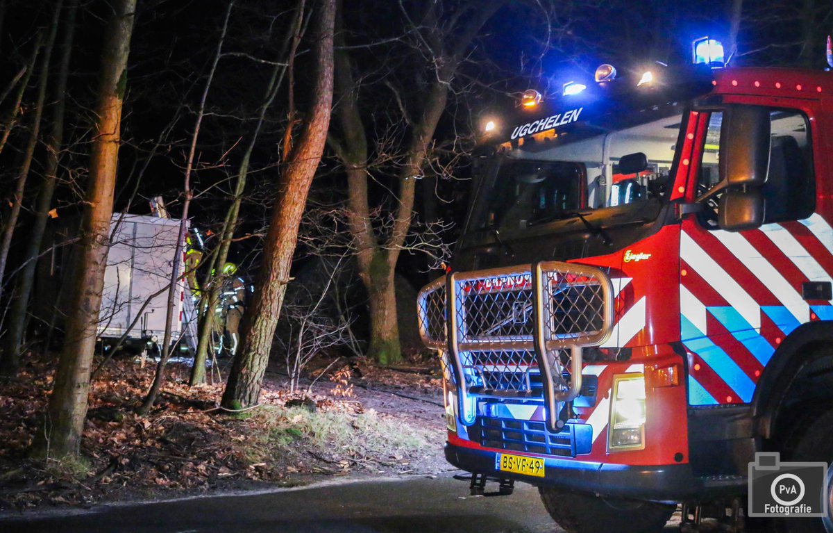 Brand in bouwkeet Hoog Buurloseweg Ugchelen