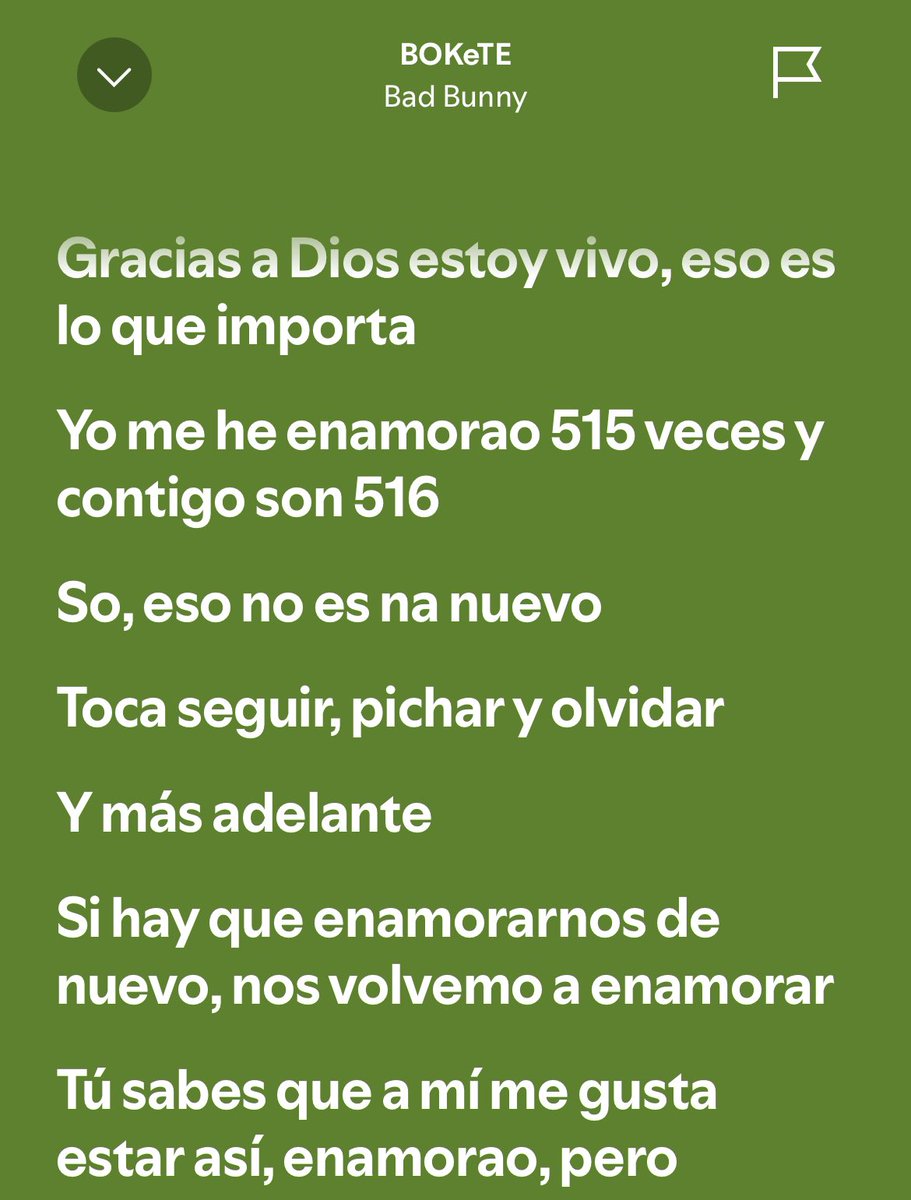 Tú sabes que a mi me gustas estar así, enamorao.