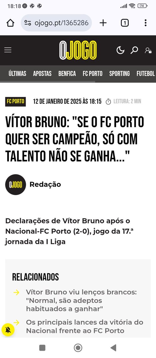 Jonisilvajs's tweet photo. Concordo é preciso também um treinador 
#FCPorto #VBout https://t.co/jkoQsFDffZ