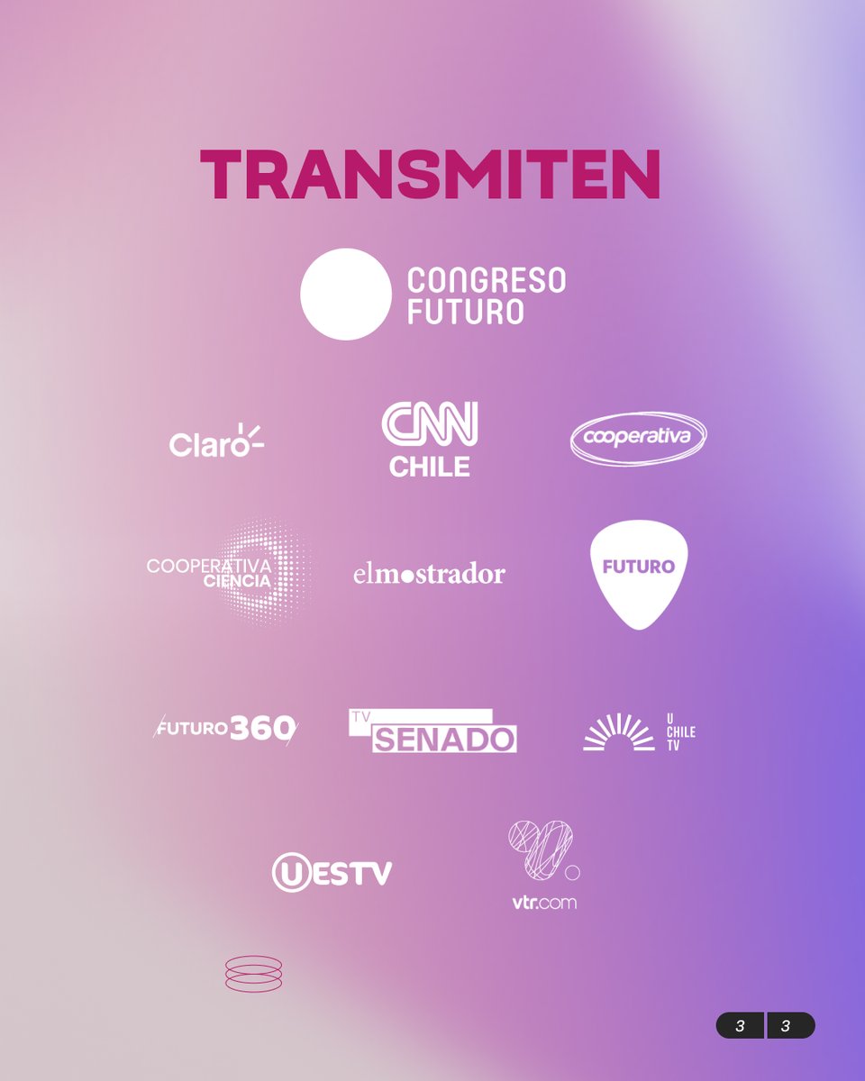 congresofuturo's tweet photo. ¡#CongresoFuturo 2025 se verá desde Chile, Colombia, Ecuador, Paraguay y todo el mundo!
Sigue el #Evento de #Ciencia y conocimiento más importante de Latinoamérica.

Conoce los canales diferentes transmisión 📲 https://t.co/wFq3VH2ZtN https://t.co/JA0mgUTBlA