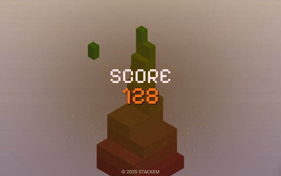 Just scored 128 in <a href="/StackEM_xyz/">StackEM</a>! 

Can you beat me? 🎮👉 stackem.xyz